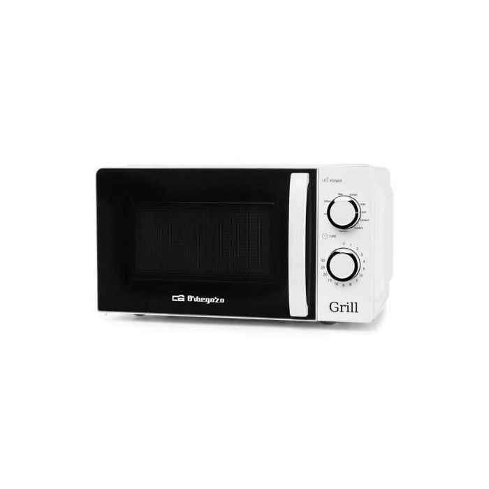 Orbegozo MIG 2130 Microondas Multifuncion - Capacidad 20L - Potencia 700W - Grill 900W - 5 Niveles de Potencia - Funcion Descongelacion - Temporizador 30min