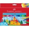 Faber-Castell Castle Pack de 50 Rotuladores - Tinta con Base de Agua Lavable - Colores Surtidos