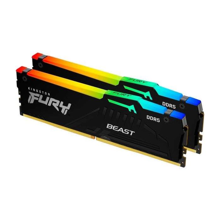Kingston Fury Beast RGB Expo Memoria RAM DDR5 6000MT/s 32GB (2x16GB) CL30 DIMM