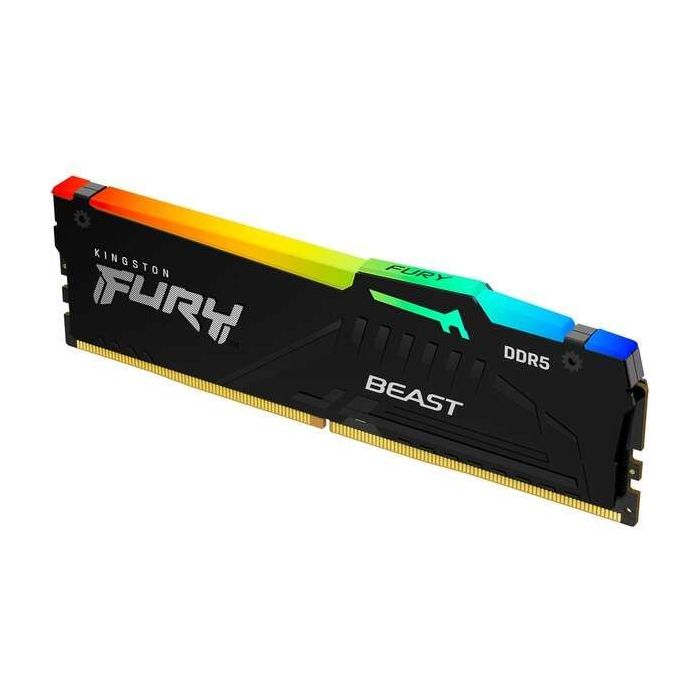 Kingston Fury Beast RGB Expo Memoria RAM DDR5 6400MT/s 16GB 1.4V CL32 DIMM