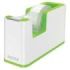 Leitz WOW Dispensador de Cinta Adhesiva - Para Rollos de hasta 19mm x 33m - Incluye Cinta Autoadhesiva Escribible - Color Blanco/Verde