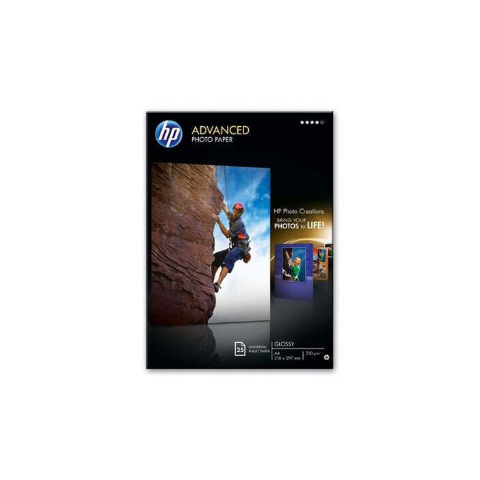 HP Q5456A Papel Fotografico Advanced Glossy 25 Hojas A4 250gr