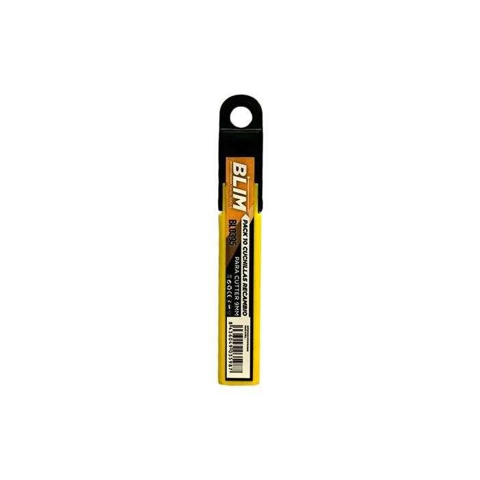 Blim Pack 10 Cuchillas Recambio para Cutters 9mm