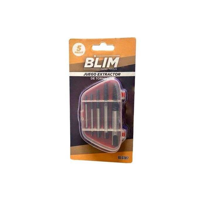 Blim Juego Extractor de Tornillos 5 Pcs