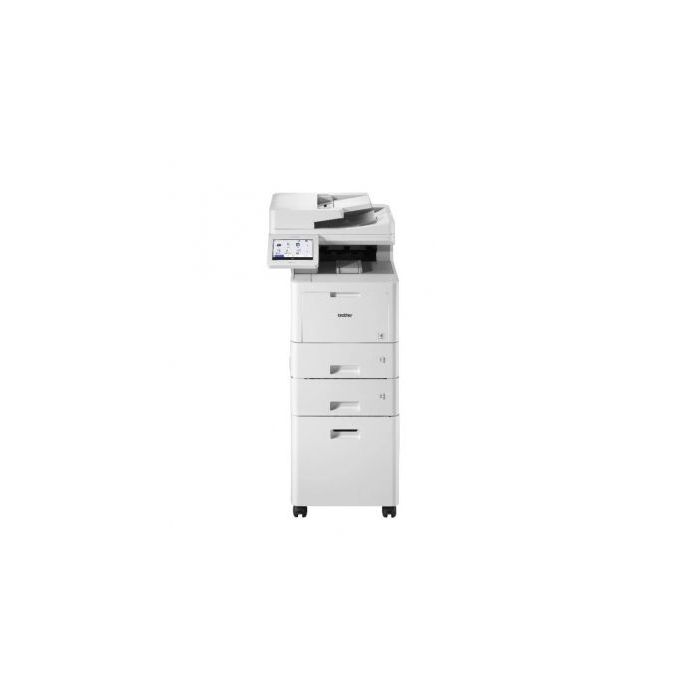 Brother MFC-L9630CDNTZ Impresora Multifuncion Laser Color Duplex Fax 40ppm + Bandeja Adicional 500 Hojas + Mesa Pedestal