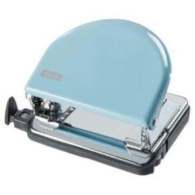 Petrus 52 Retro Taladro Perforador Metalico - Hasta 20 Hojas - Marcas de Formato - Facil Vaciado - Punzones 5.5mm - Color  Fondant Blue