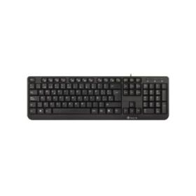 NGS Teclado con 12 Teclas Multimedia - Cable de 1.4m - QWERTY Italiano - Color Negro