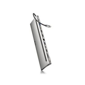 NGS Adaptador Multipuerto Tipo USB-C 12 en 1 - WIN/MAC-HDMI-SD/TF- LAN - PD 60W CHARGE - 3xUSB3.0