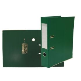 Bismark Archivador A-Z en PVC de Gran Resistencia - Tarjetero en el Lomo - Cartoneras Metalicas en el Borde Inferior - Mecanismo de Palanca - Formato Fº