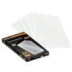 Ingraf Pack de 100 Fundas Multicristal A4 Transparentes - Uso en Carpetas con Mecanismo de Anillas - Acabados en Cristal y Granulado
