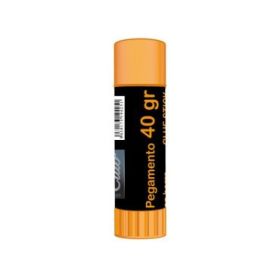 Ingraf Pegamento en Barra Adhesivo Solido para Papel y Mas - sin Disolventes - Facil Aplicacion - Ideal para Oficina, Hogar y Colegio - Color Transparente