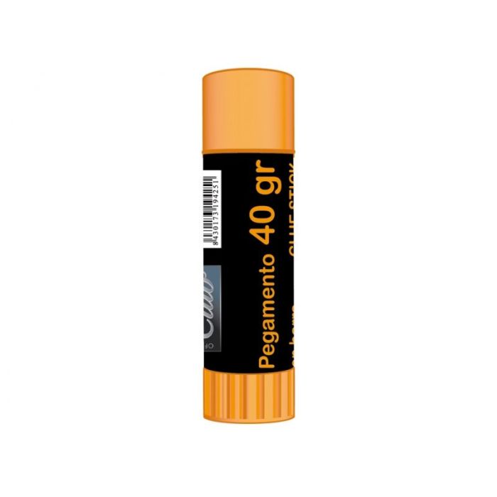 Ingraf Pegamento en Barra Adhesivo Solido para Papel y Mas - sin Disolventes - Facil Aplicacion - Ideal para Oficina, Hogar y Colegio - Color Transparente