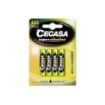 Cegasa Super Alcaline Blister de 4 Pilas LR03 de Alta Tecnologia - Fiabilidad - Elevado Rendimiento - Maximas Prestaciones - Color Varios