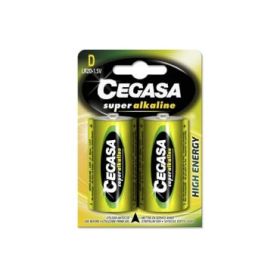 Cegasa Super Alcaline LR20 Blister 2 Unidades - Alta Tecnologia - Fiabilidad - Elevado Rendimiento - Color Varios