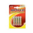 Jupiter Pack de 4 LR03 Pilas Alcalinas - Alta Tecnologia - Fiabilidad - Elevado Rendimiento - Maximas Prestaciones - Seguras y No Contaminantes - Color Varios