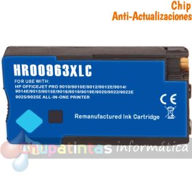 HP 963XL Cian Cartucho de Tinta Genérico - Reemplaza 3JA27AE/3JA23AE (Chip Anti-Actualizaciones)
