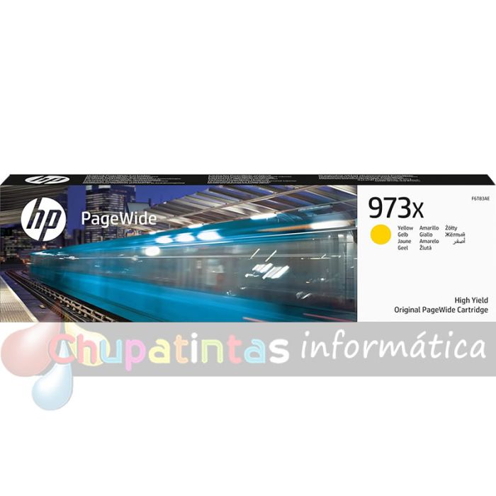 HP 973X Amarillo Cartucho de Tinta Original - F6T83AE