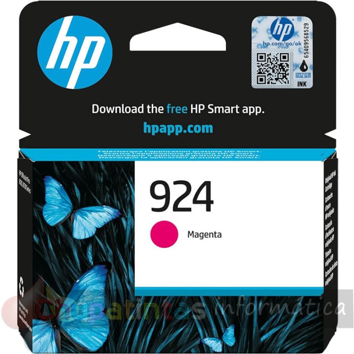 HP 924 Magenta Cartucho de Tinta Original - 4K0U4NE