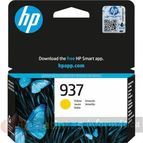 HP 937 Amarillo Cartucho de Tinta Original - 4S6W4NE