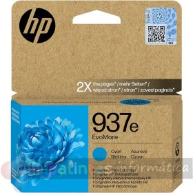 HP 937e Cian Cartucho de Tinta Original - 4S6W6NE