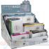 Apli Expositor de Zipper Bags - 80 Unidades en 4 Medidas Surtidas - 5 Colores Resistentes - Goma Eva Transparente-1