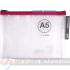 Apli Expositor de Zipper Bags - 80 Unidades en 4 Medidas Surtidas - 5 Colores Resistentes - Goma Eva Transparente-3