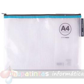 Apli Expositor de Zipper Bags - 80 Unidades en 4 Medidas Surtidas - 5 Colores Resistentes - Goma Eva Transparente-5
