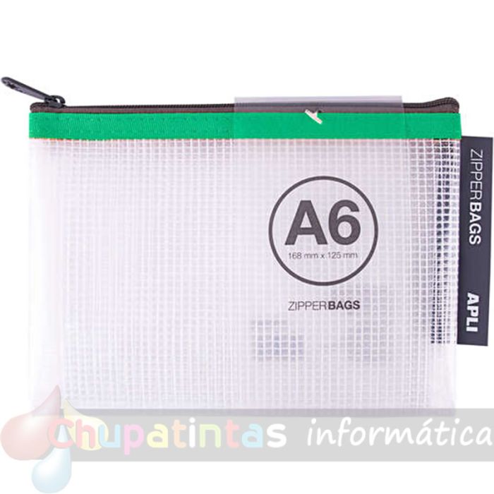 Apli Pack de 20 Sobres A6 Porta-Todo de Goma Eva con cremallera en 5 colores surtidos-4