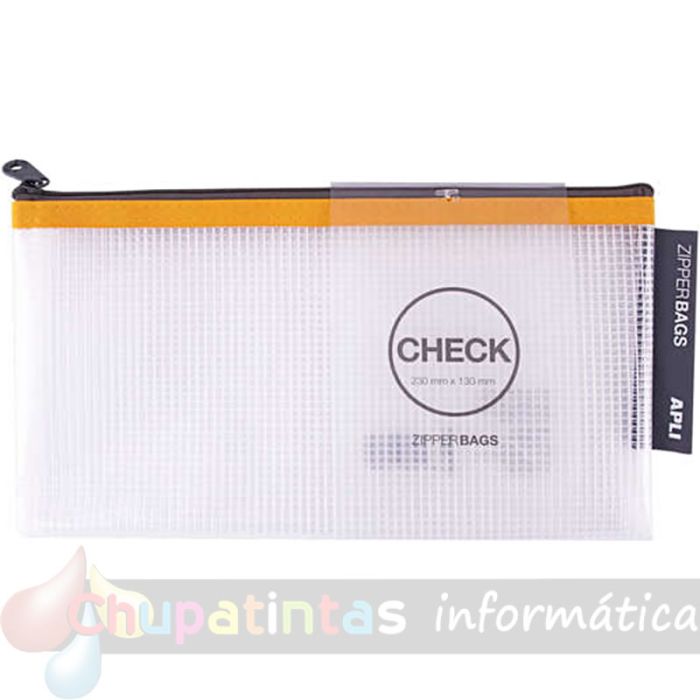 Apli Pack de 20 Sobres check Porta-Todo de Goma Eva con cremallera en 5 colores surtidos-3