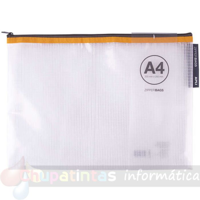 Apli Pack de 20 Sobres A4 Porta-Todo de Goma Eva con cremallera en 5 colores surtidos-2
