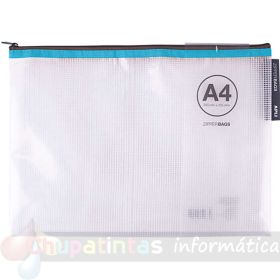 Apli Pack de 20 Sobres A4 Porta-Todo de Goma Eva con cremallera en 5 colores surtidos-3