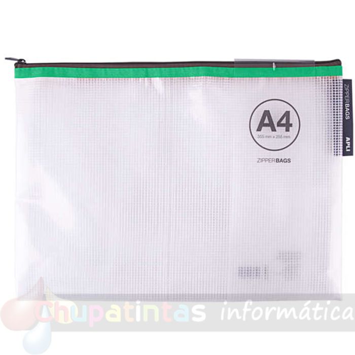Apli Pack de 20 Sobres A4 Porta-Todo de Goma Eva con cremallera en 5 colores surtidos-4