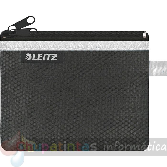 Lietz WOW Bolsa Porta-Todo Pequeña 105x6x140mm lavable con cremallera color negro-1
