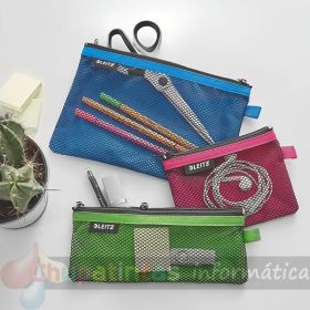 Lietz WOW Bolsa Porta-Todo Pequeña 105x6x140mm lavable con cremallera color negro-4