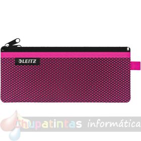 Lietz WOW Bolsa Porta-Todo Mediana 85x6x210mm lavable con cremallera color fucsia-1