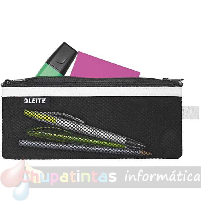 Lietz WOW Bolsa Porta-Todo Mediana 85x6x210mm lavable con cremallera color negro-2