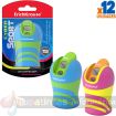 Erichkrause Sacapuntas Cyber Sport - Dos Orificios de 8mm y 11mm - Contenedor para Virutas - Sistema Total Clean - Colores Surtidos