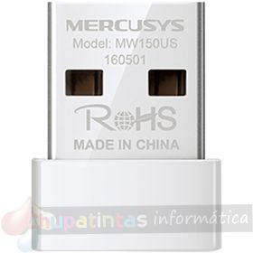 Mercusys Adaptador USB Nano Inalámbrico N150 - USB 2.0 - Hasta 150Mbps -1