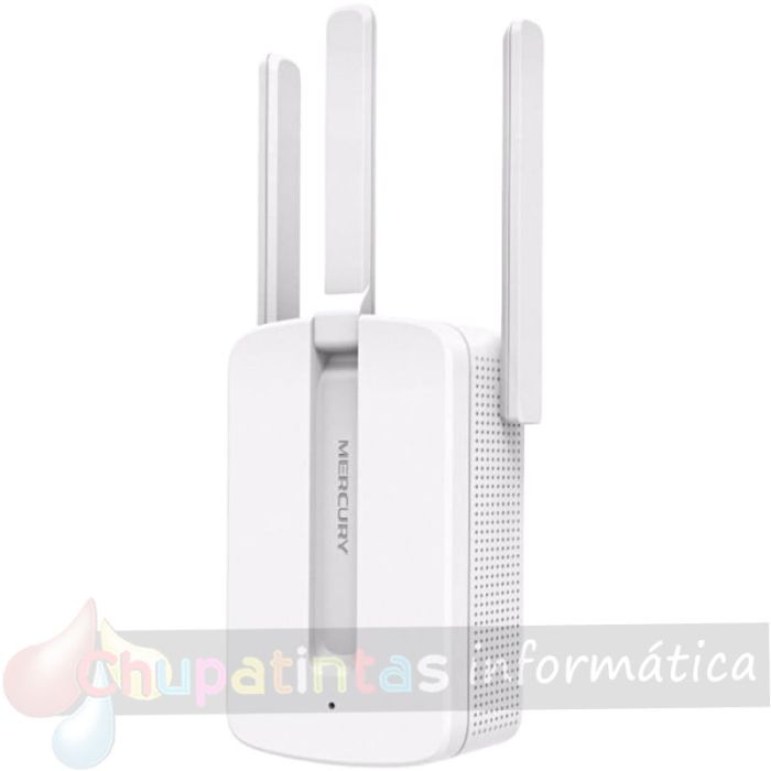 Mercusys Repetidor Amplificador Extensor de Red Wifi - Hasta 300Mbps - Tecnología MIMO - Botón WPS - 3 Antenas Externas-2
