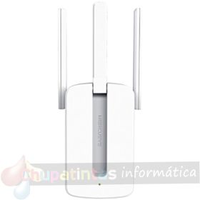 Mercusys Repetidor Amplificador Extensor de Red Wifi - Hasta 300Mbps - Tecnología MIMO - Botón WPS - 3 Antenas Externas-1