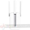 Mercusys Repetidor Amplificador Extensor de Red WiFi - Hasta 300Mbps - Tecnologia MIMO - Boton WPS - 3 Antenas Externas