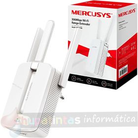 Mercusys Repetidor Amplificador Extensor de Red Wifi - Hasta 300Mbps - Tecnología MIMO - Botón WPS - 3 Antenas Externas-3