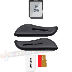 Aisens Lector de Tarjeta Inteligente DNI con Lector de Tarjetas SIM - SD - Micro SD - MMC - RS-MMC - MMC Micro - Color Negro-3