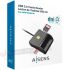 Aisens Lector de Tarjeta Inteligente DNI con Lector de Tarjetas SIM - SD - Micro SD - MMC - RS-MMC - MMC Micro - Color Negro-4