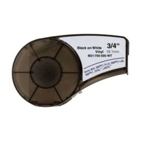 BRADY BMP21 NEGRO/BLANCO ETIQUETAS DE VINILO GENERICAS M21-750-595-WT