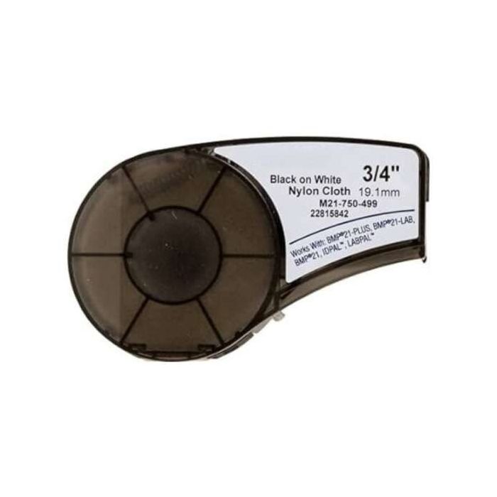 BRADY BMP21 NEGRO/BLANCO ETIQUETAS DE NYLON GENERICAS M21-750-499-TB