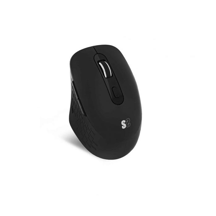 Subblim Curve Ergo Dual Raton Inalambrico Bluetooth, USB 2.4GHz 1600dpi - 5 Botones - Uso Diestro - Color Negro