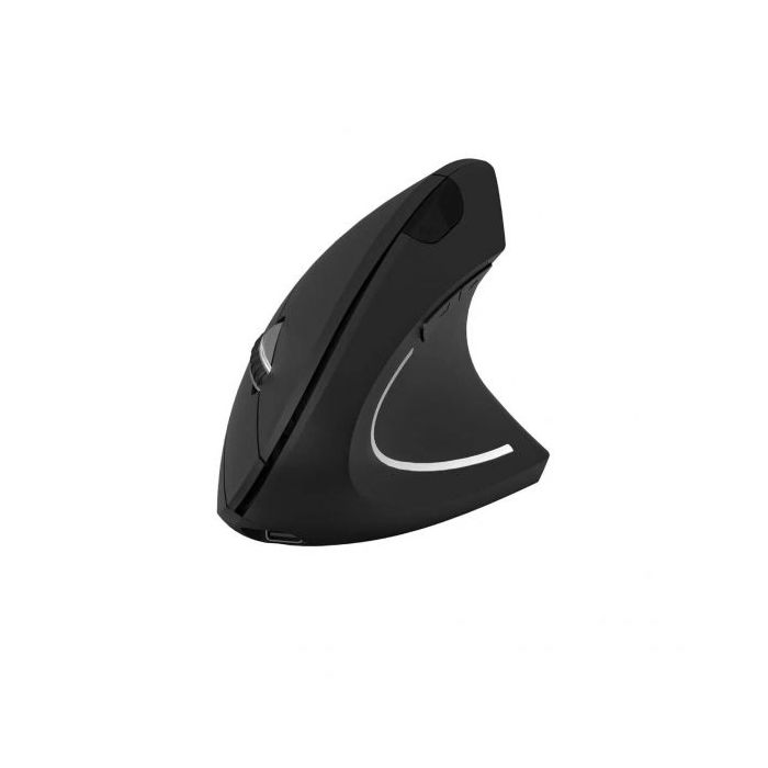 Subblim Glide Vertical Ergo Dual Raton Vertical Bluetooth, USB 2.4Ghz 4000dpi - 5 Botones - Uso Diestro - Color Negro