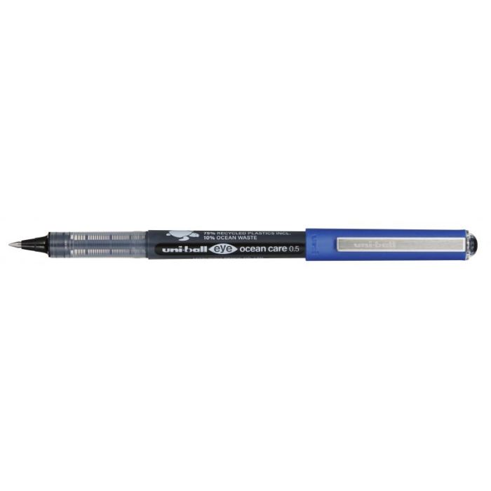 Uni-ball Eye Ocean Care UB-150ROP Boligrafo de Tinta Liquida - Punta de Bola 0.5mm - Tinta Resistente al Agua y Luz - Color Negro