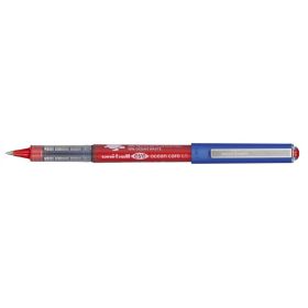 Uni-ball Eye Ocean Care UB-150ROP Boligrafo de Tinta Liquida - Punta de Bola 0.5mm - Tinta Resistente al Agua y Luz - Color Rojo